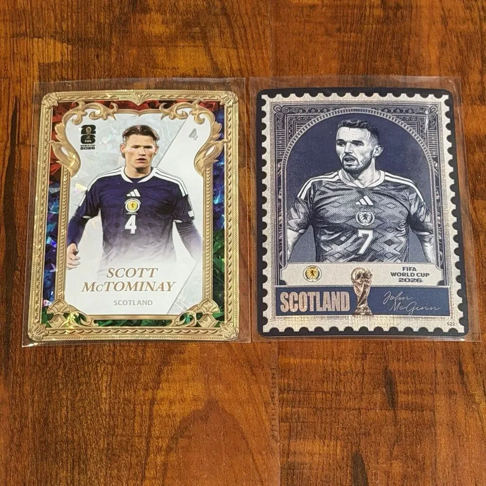 2  x 2026 Panini Kayou FIFA World Cup John McGinn Scott McTominay Scotland Lot
